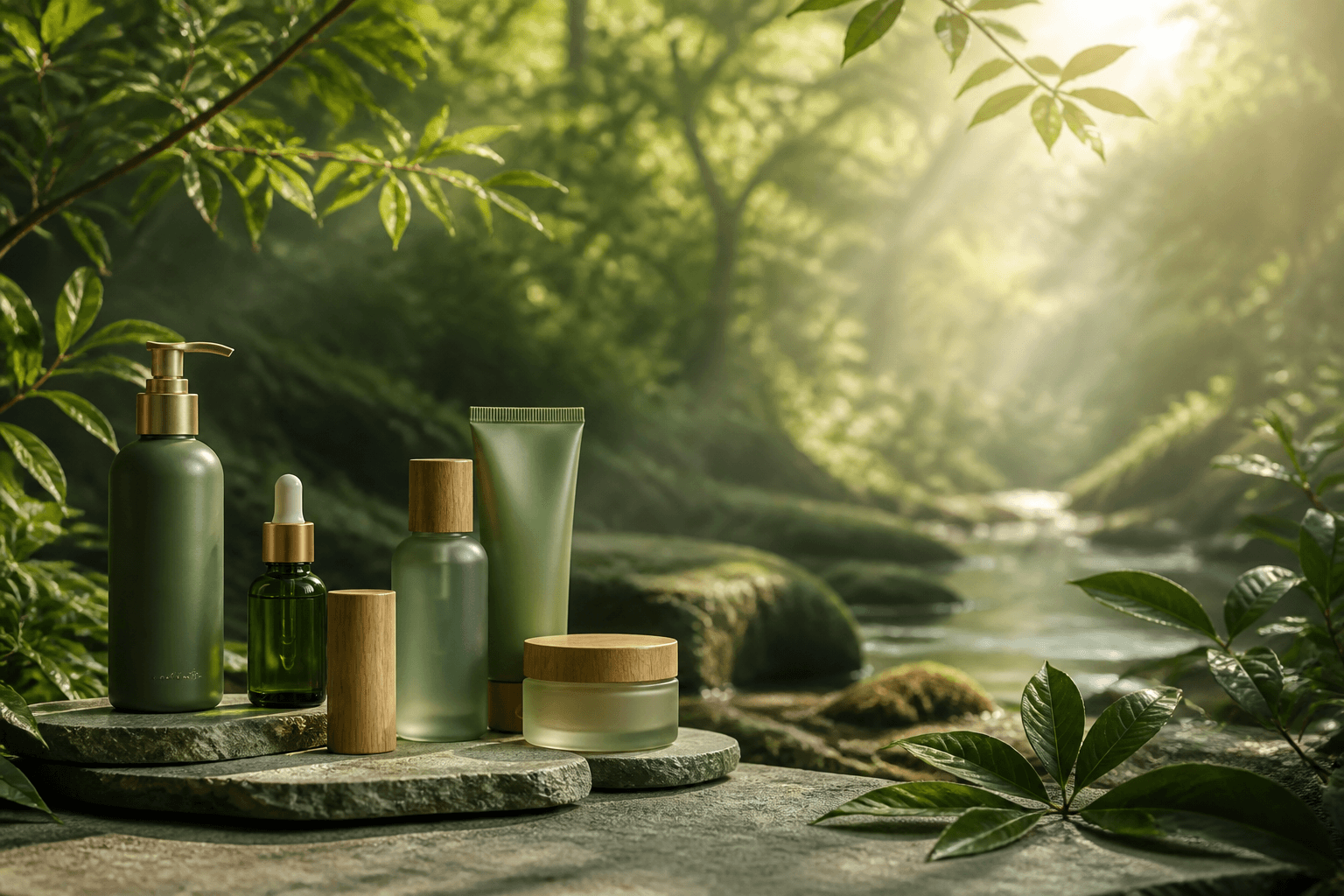 Serene forest path symbolizing ethical and cruelty-free care